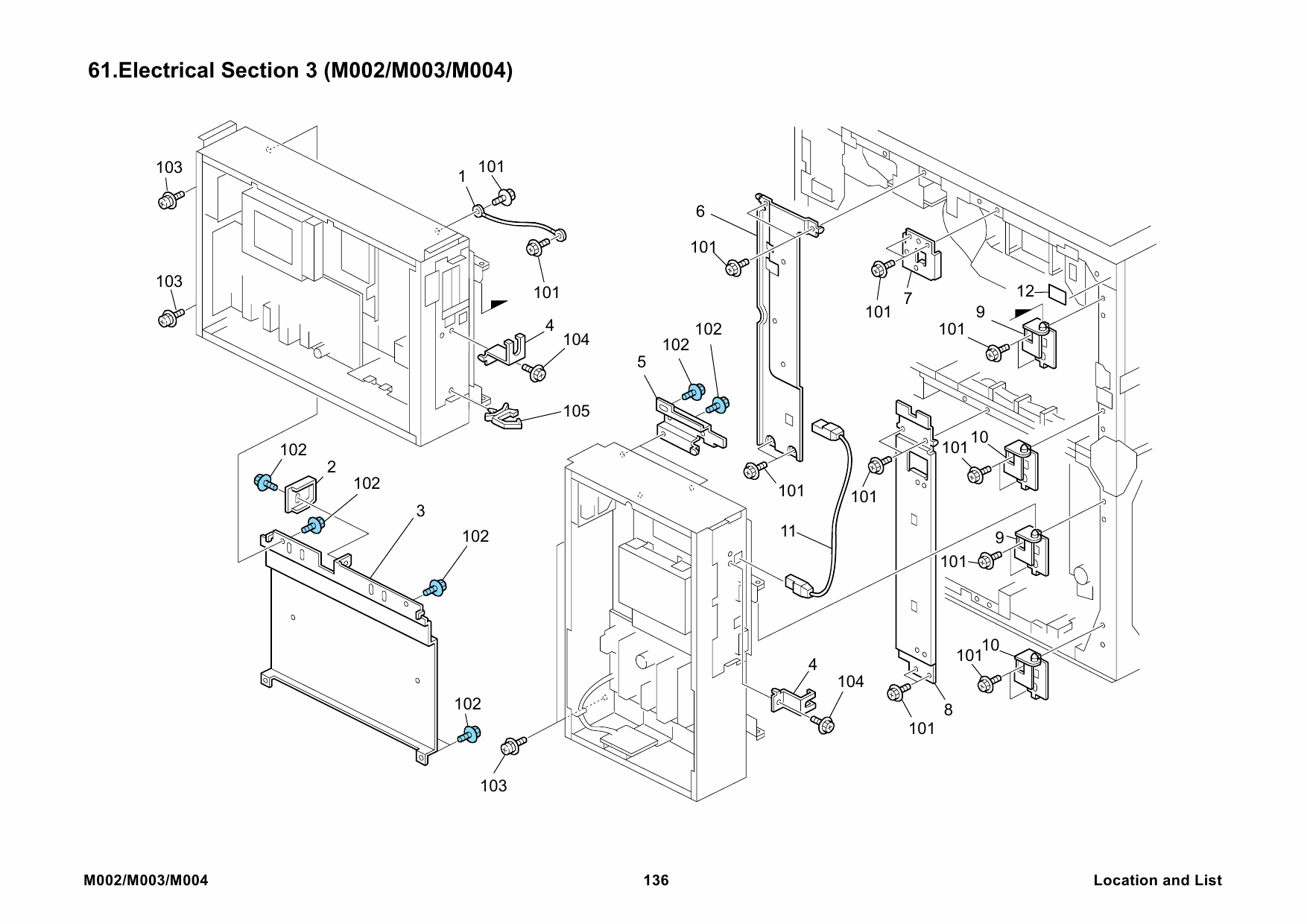 RICOH Aficio Pro-907 1107 1357 M002 M003 M004 Parts Service Manual-6